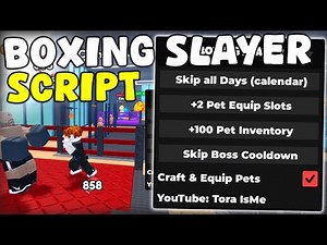 [🥊NEW] Roblox Boxing Slayer Script Get All Rewards & Get Best Pets Pastebin 2025
