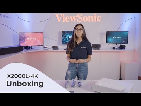 ViewSonic X2000L-4K Ultra Short-Throw Projector | Official Unboxing