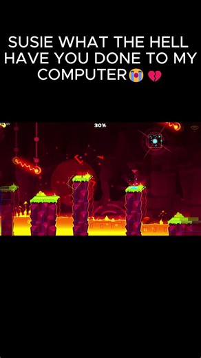 she js frigging rude busted my computer #undertale #deltarune #tvtime #geometrydash #roaringknight