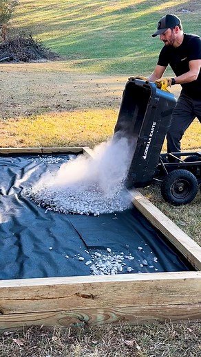 Making a shed foundation full video up on YouTube! #gravel #dump #level #tamp #fixthisbuildthat | Fix This Build That
