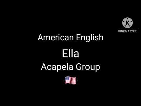 Acapela Group: Ella (American English) TTS Voice Review