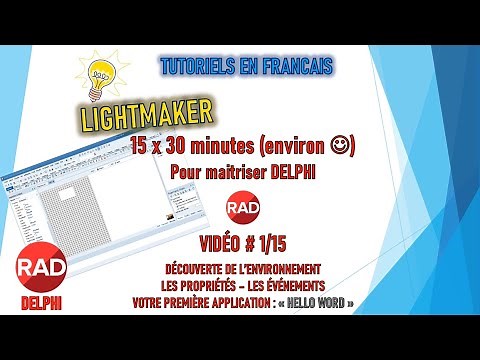 [1/15] [TUTORIEL DELPHI DÉBUTANTS] - Votre 1ère application sur PC, Android et MAC !