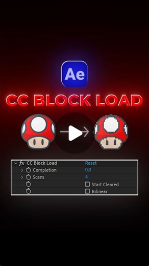 Cermedia on Instagram: "Pixel Effect in After Effects - Comment the word “pixel” and I’ll send you the After Effects project file! #aftereffects #aftereffectstutorial #videoeditor #motiondesigner #blockload #pixel"