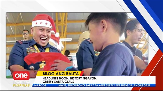 Gugustuhin mo pa bang mayakap si Santa Claus kung ganito ang itsura nya? #BilogAngBalita | One PH