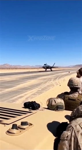 F-35 Jet Extreme Takeoff in Desert Runway | Insane Speed & Power