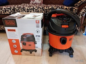 BLACK & DECKER WDBD15 15 Ltr,1400W,16 KPa Wet & Dry Vacuum Cleaner with HEPA Filter Unboxing & Setup