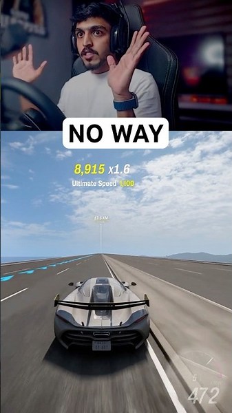Koenigsegg Jesko TOP SPEED Test in Forza! 🚀😱#koenigsegg #forzahorizon6