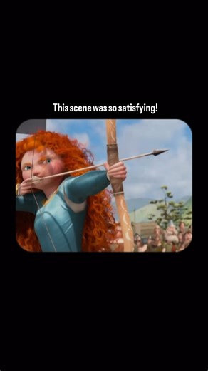 CINEMA OUTLINED on Instagram: "🎬 Brave (2012) This scene shows Merida stepping forward, calm and defiant, stringing her bow with effortless precision. The silence, her focused breath, and the clean release of the arrow feel powerful. It’s satisfying because skill replaces words—she proves her worth through mastery, confidence, and quiet rebellion. Brave is a heartfelt Pixar tale about freedom, identity, and family. It blends Scottish folklore with emotional depth, balancing humor and tenderness