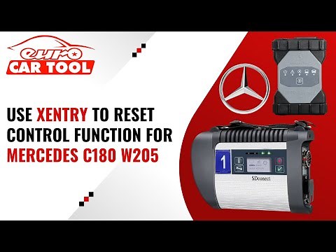 Use XENTRY diagnostic software to reset Control Function for MERCEDES C180 W205 | EUROCARTOOL.COM