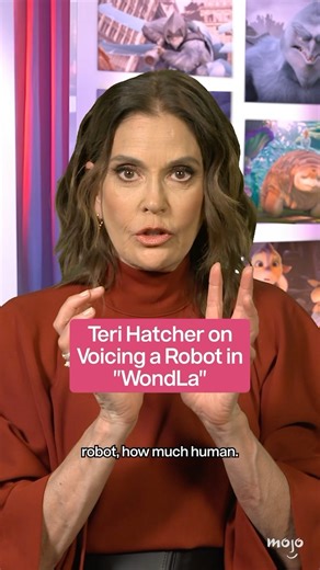 Teri Hatcher describes voicing a robot in WondLa 🤖 How do you think she did? #terihatcher #voiceacting #wondla #animated #animation #celeb | MsMojo