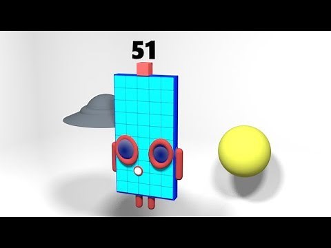 Numberblocks 51 Special Edition with Cool Design
