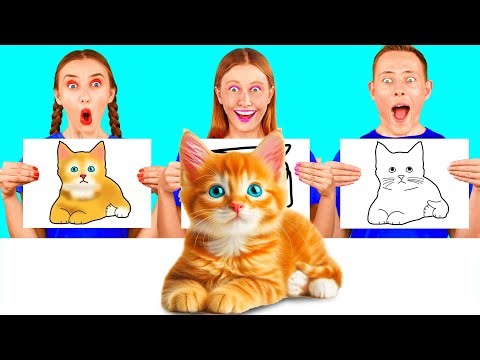 Who Draws it Better Take The Prize | Drawing Hacks