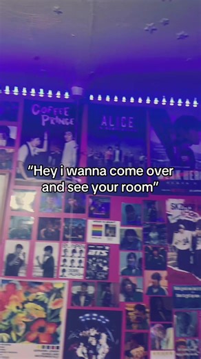 NOOO MY GRANDAD IS COMING THIS WEEKEND TO HELP ME PUT UP MY DRESSER IM COOKED SHOULD I HIDE THE POSTERS HELP | also im scared to tell my people i like stray kids or kpop/ k-dramas cause their gonna think im one of those cringey ahh stays😔🥀 but other than that i love my room🤑🤑🤑 can you tell i like squid game #squidgame #weakhero #aliceinborderland #straykids #kpop