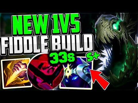 NEW 1v5 FIDDLESTICKS BUILD (33 SECOND R) | Fiddlesticks Guide Season 13 League of Legends