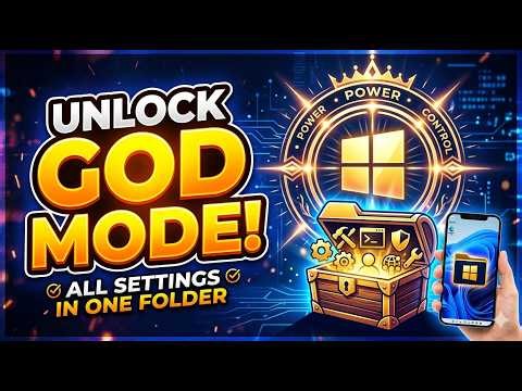 Unlock Windows God Mode – Hidden Superpowers! #windows11 #windows #tipsandtricks