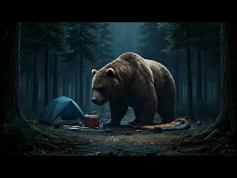 Cute Cartoon Camping by Campfire 🔥