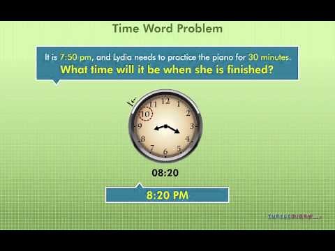 Can You Solve This Time Word Problem? | *Math for Kids*