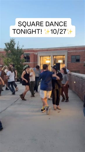 ➡️ TONIGHT! *10/27* ⬅️ Square Dance on campus in Brooks Memorial Hall (inside due to rain) from 7-9 PM! Each dance is taught and called throughout its entirety, so you don’t have to know what you’re doing! You know the saying… if you can walk, you can square dance! 😉 Bring a friend or just bring yourself! Live music provided by @etsuoldtime bands. Big thanks to @etsu_appalachianstudies for sponsoring our square dances this semester. Come on out tonight! 🤠 | ETSU Bluegrass, Old-Time, and Roots 