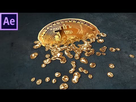 How to make golden liquid logo reveal in After Effects - 113