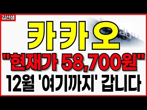 Kakao shareholders, be sure to watch! The stock price is really going this far!