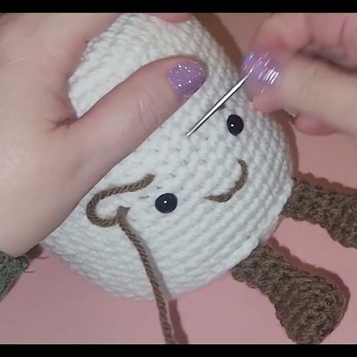 How to Make a Cute and Easy Crochet Plushie Face!