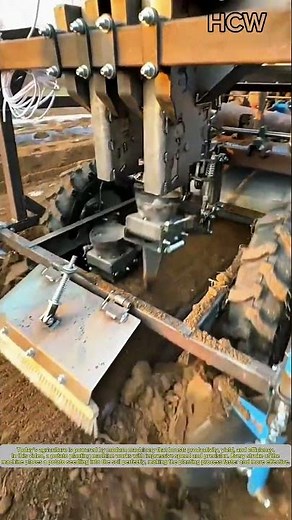 Modern Potato Planting Machine: Fast and Highly Efficient.