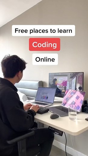 Rui Fu on Instagram: "FREE PLACES TO LEARN CODING ONLINE! … Follow for more advice! … #explore #reels #softwareengineer"