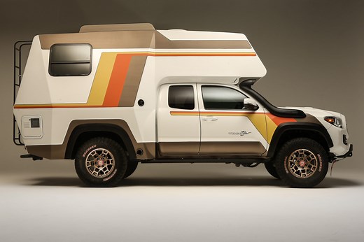 Toyota Tacoma Tacozilla Camper Channels the Past