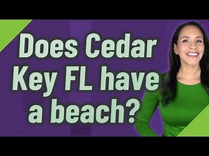 Does Cedar Key FL have a beach?