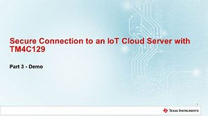 Secure IoT Demo | Vídeo | TI.com