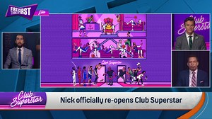 100K views · 663 reactions | Nick Wright’s Club Superstar has officially re-opened!! 睊 In the club: LeBron AD Steph Giannis Jokić Embiid KD Luka Tatum Ant-Man SGA Jalen Brunson Kicked out: Dame, D-Book & Jimmy Butler Thoughts? : purehoop | First Things First on FS1 | Facebook