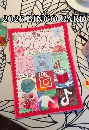 My 2026 Bingo Card is Complete