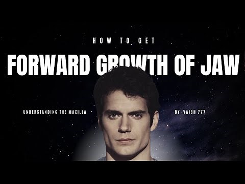 HOW TO GET FORWARD JAW GROWTH #mewing