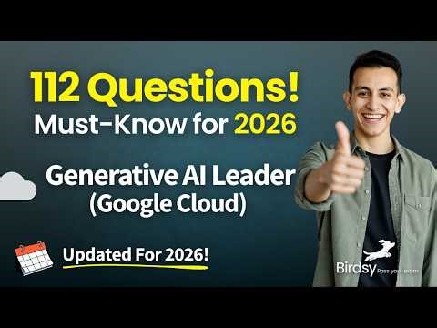 💯 Google Cloud Generative AI Leader 2026: 112 Practice Exam Questions & Answers