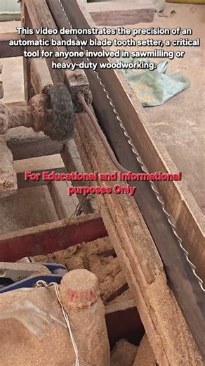 ​Mastering the Cut: How an Automatic Bandsaw Blade Setter Works