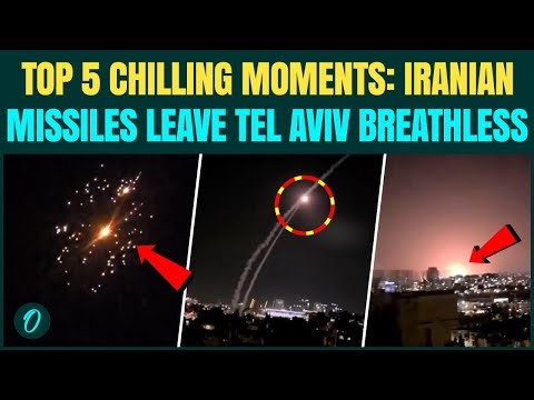 Iran BOMBS Tel Aviv UNSEEN VIDEOS: Iran RAINS Ballistic Missiles With 80 Cluster Bombs | WATCH
