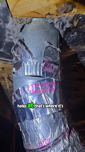 This Unsealed Dryer Vent Is a Hidden Fire Hazard in Your Attic 🔥