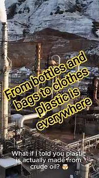 Plastic is Made From Oil?! 🤯 The Shocking Truth Behind Everyday Items #didyouknow #facts #viral