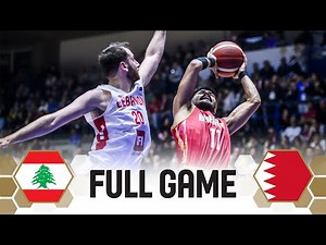 Lebanon v Bahrain | Full Basketball Game | FIBA Asia Cup 2025 Qualifiers