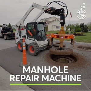 A single machine can replace a city manhole in minutes! Credit: Explorist | The Science Explorer