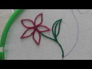 Learn Chain Stitch Embroidery Step By Step in Easy Way