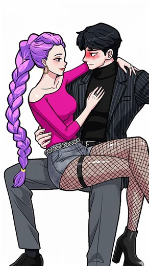 KPOP DEMON HUNTERS Beautiful Couple Rumi x Jinu | Sticker Book DIY