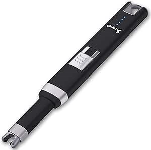 SUPRUS Candle Lighter Electric Rechargeable Arc Lighter with LED Battery Display Perfect for Candle Gas Stove Camping BBQ Party Gift Box