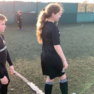 Today’s starting practice involved quick thinking, movement and rhythm... - Here’s a clip of Elin doing exactly that 👏🏻😁 | The Champion's Soccer Academy