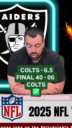 Colts -6.5 CASHES Final 40-6! Indy dominates with an EASY cover 🏈🔥