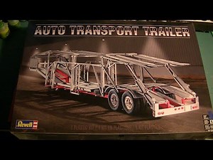 Auto Transport Trailer review scale 1/25 by Revell models
