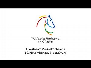 🔴LIVE Pressekonferenz: Zukunftsweisende Pläne für den Reitsportstandort Aachen