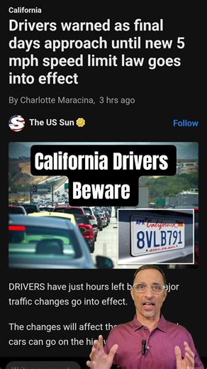 California Drivers on ALERT! 👋