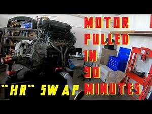 Step by Step Nissan Maxima Engine Removal!