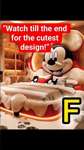 🏰 Magical Mickey Mouse Bedroom Ideas for Kids 🐭✨ #shortsfeed #bedroomdesign #viral #shortvideo #kids